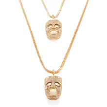 Load image into Gallery viewer, 14K Gold Laugh Now, Cry Later Necklace Set