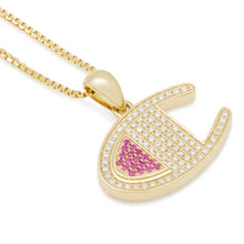 Load image into Gallery viewer, 14K Solid Gold And Diamond Champion Heritage Necklace