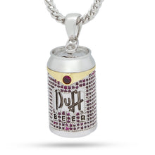 Load image into Gallery viewer, Simpsons x King Ice – Duff Can Necklace