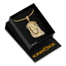 Load image into Gallery viewer, The 14K Gold Jesus Piece Necklace