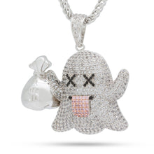 Load image into Gallery viewer, Money Ghost Emoji Necklace
