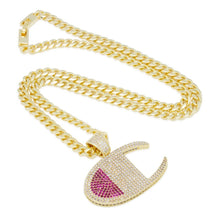 Load image into Gallery viewer, Champion Heritage 14K Gold XL "C" Medallion
