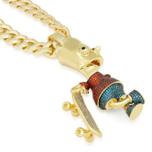 Load image into Gallery viewer, Simpsons x King Ice - XL Cruiser Bart Necklace
