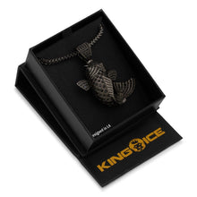 Load image into Gallery viewer, The Karasugoi Koi Fish Necklace (Black)
