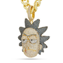 Load image into Gallery viewer, Rick and Morty x King Ice - Evil Rick Necklace
