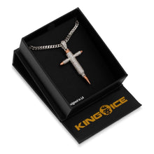 Load image into Gallery viewer, The Bullet Cross Necklace
