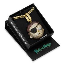 Load image into Gallery viewer, Rick and Morty x King Ice - XL Evil Morty Necklace
