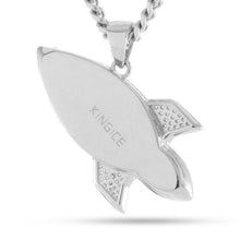 Load image into Gallery viewer, Rocket Emoji Necklace
