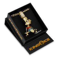 Load image into Gallery viewer, Simpsons x King Ice - Skater Bart Necklace
